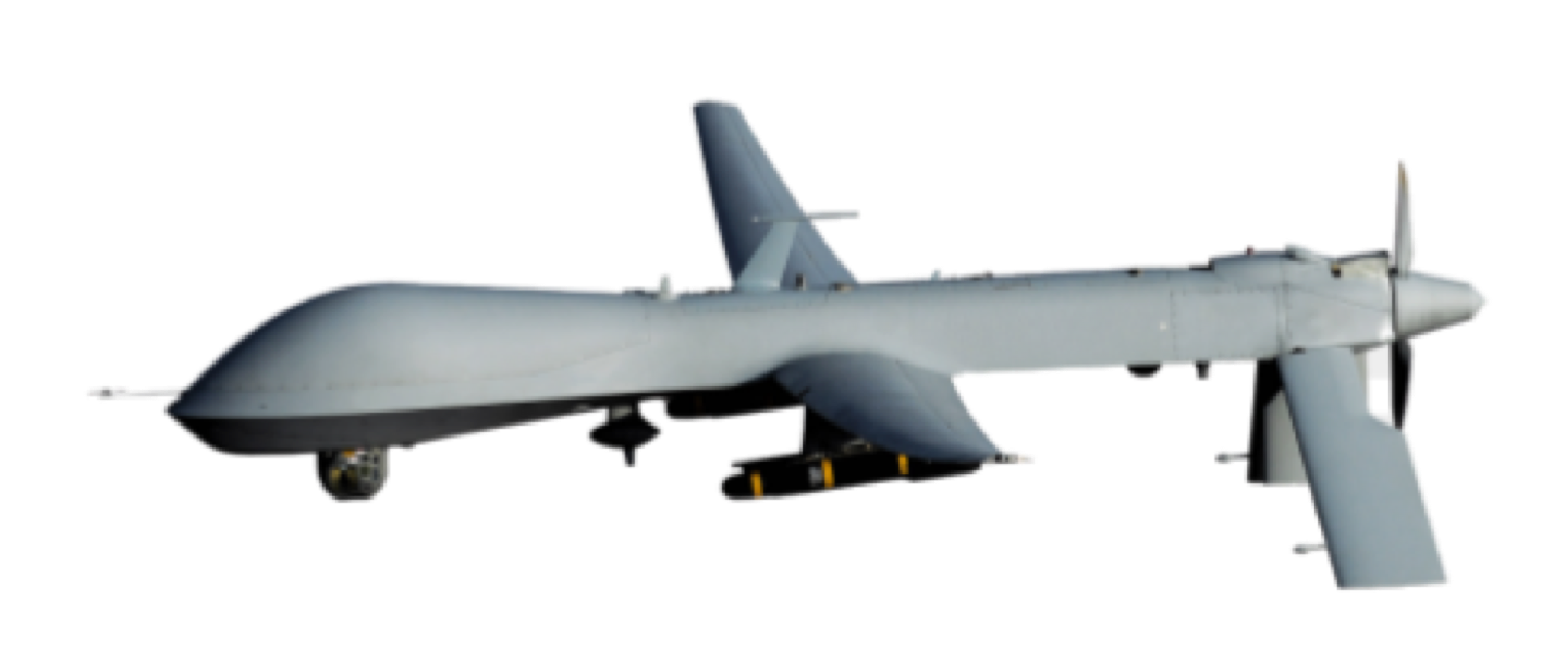 Drone tipo militar